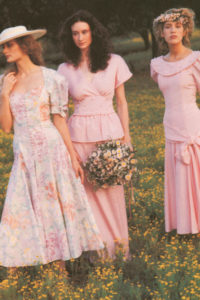 80s bridesmaids dresses