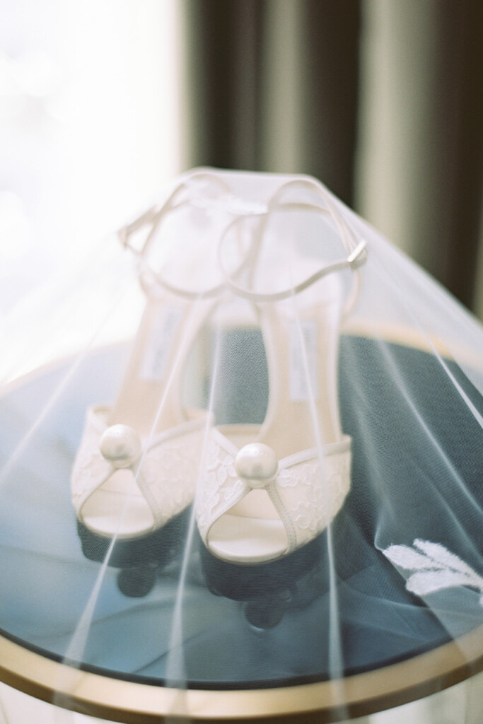 Chanel & Daniel McDonald's Wedding Jimmy Choo Sandals
