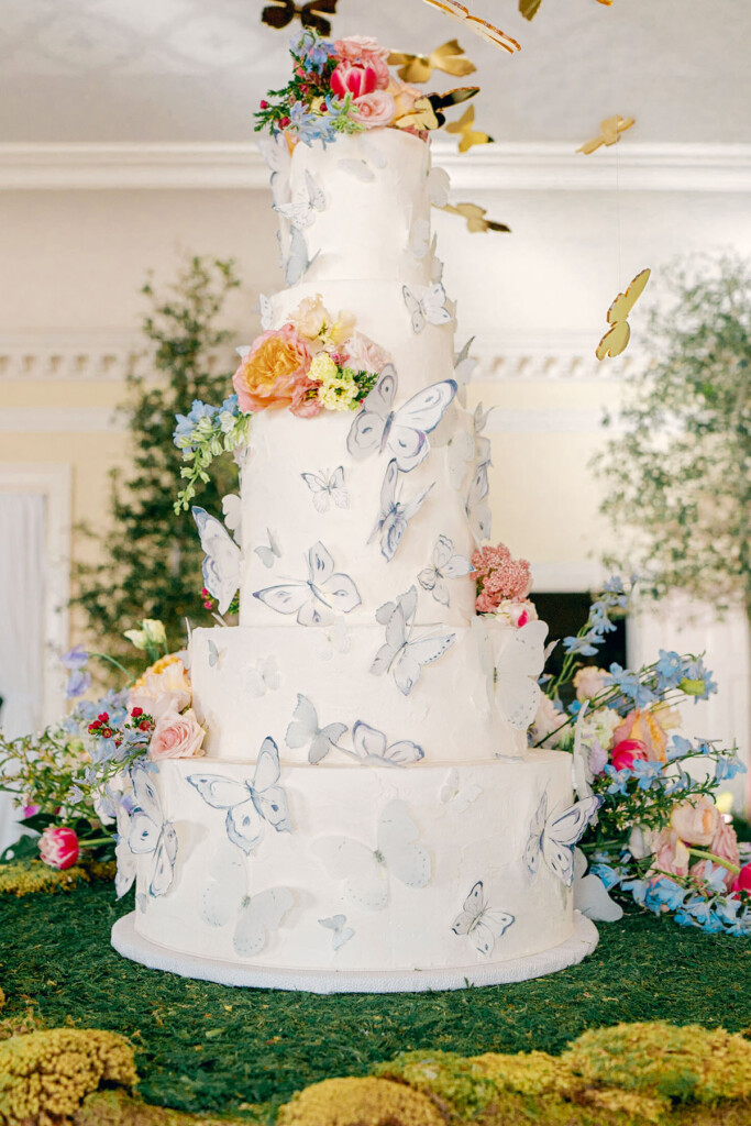 Wedding cake from Jane Speaker & Reese Gilchrist Wedding