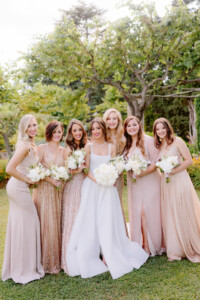 Rachel Sargent & Brad Gregory Wedding, Bridesmaids Dresses