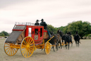 Janie Johnson & Jake Finlay's Wedding, Horse Ride Carriage